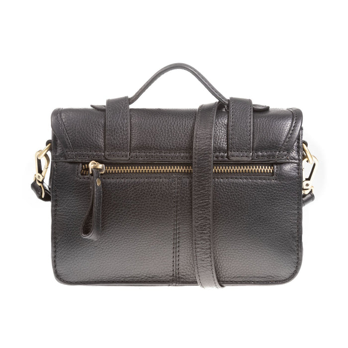 Small Satchel Black - Heritage Of Scotland - BLACK