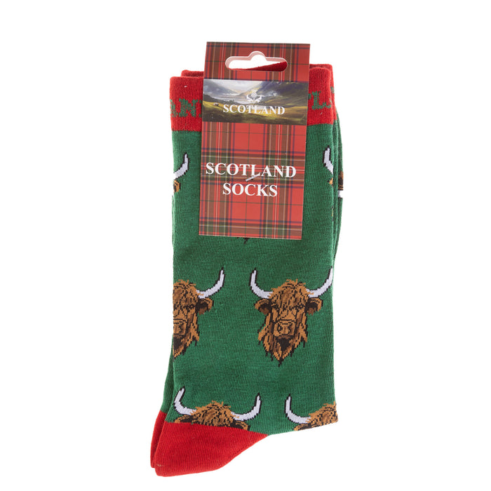 Socks - Highland Cow - Heritage Of Scotland - NA