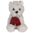 Soft Cuddly Westie – 23cm Plush Toy with Red Tartan Scarf - Heritage Of Scotland - 23cm