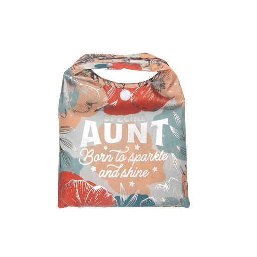 Sparkle Shopper Bag Aunt - Heritage Of Scotland - AUNT