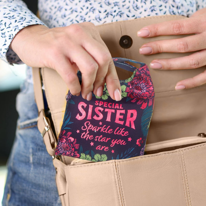 Sparkle Shopper Bag Sister - Heritage Of Scotland - SISTER