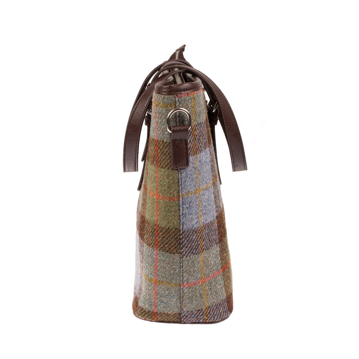 Spey Harris Tweed Tote Bag Macleod Tartan - Heritage Of Scotland - MacLeod Tartan
