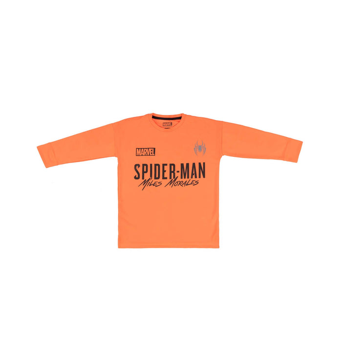 Spider - Man Long Sleeve Dri - Fit Tee - Heritage Of Scotland - NEON