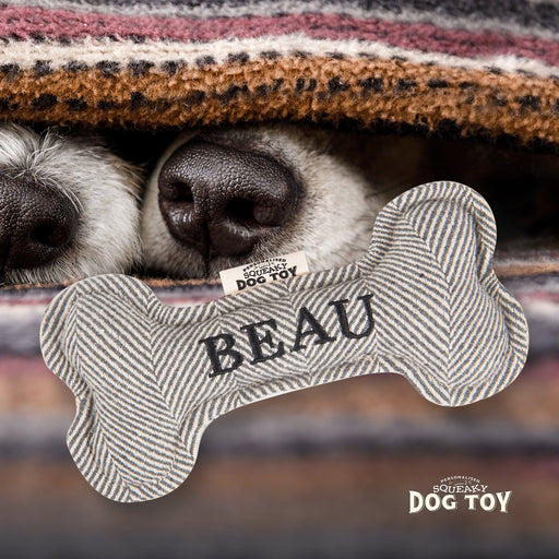 Squeaky Bone Dog Toy Beau - Heritage Of Scotland - BEAU