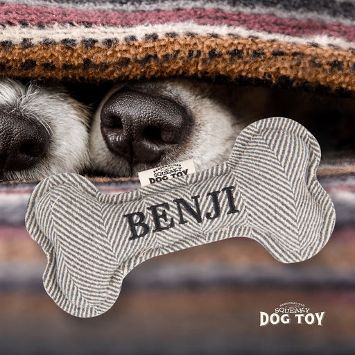 Squeaky Bone Dog Toy Benji - Heritage Of Scotland - BENJI