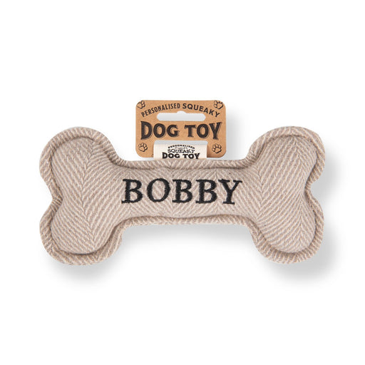 Squeaky Bone Dog Toy Bobby - Heritage Of Scotland - BOBBY
