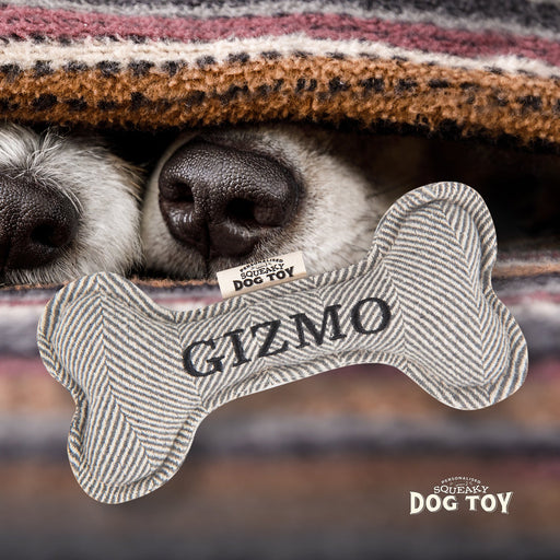 Squeaky Bone Dog Toy Gizmo - Heritage Of Scotland - GIZMO