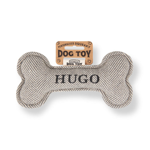 Squeaky Bone Dog Toy Hugo - Heritage Of Scotland - HUGO