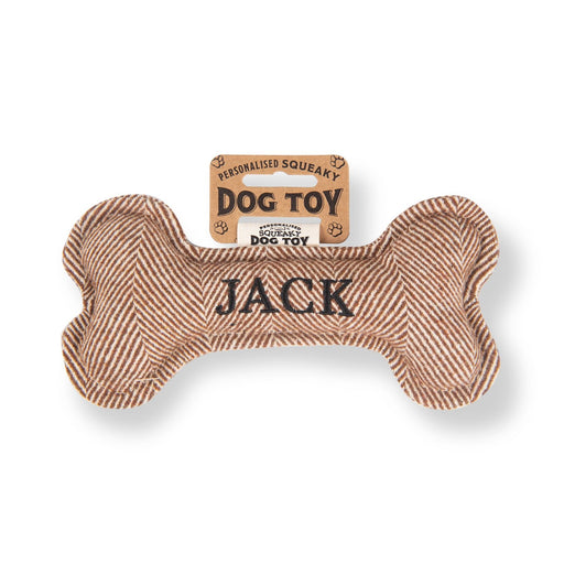 Squeaky Bone Dog Toy Jack - Heritage Of Scotland - JACK