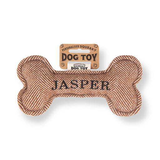 Squeaky Bone Dog Toy Jasper - Heritage Of Scotland - JASPER