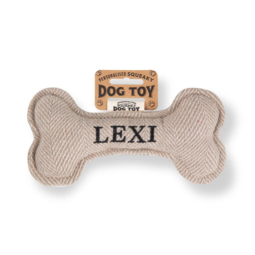 Squeaky Bone Dog Toy Lexi - Heritage Of Scotland - LEXI