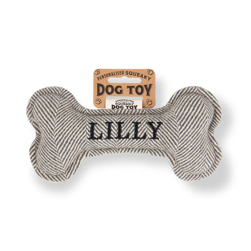Squeaky Bone Dog Toy Lilly - Heritage Of Scotland - LILLY