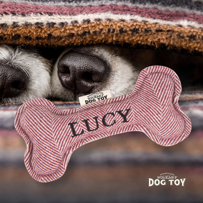 Squeaky Bone Dog Toy Lucy - Heritage Of Scotland - LUCY