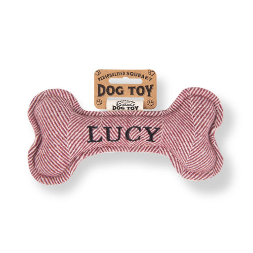 Squeaky Bone Dog Toy Lucy - Heritage Of Scotland - LUCY