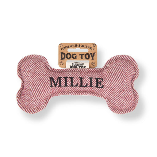 Squeaky Bone Dog Toy Millie - Heritage Of Scotland - MILLIE