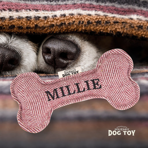 Squeaky Bone Dog Toy Millie - Heritage Of Scotland - MILLIE