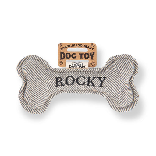Squeaky Bone Dog Toy Rocky - Heritage Of Scotland - ROCKY