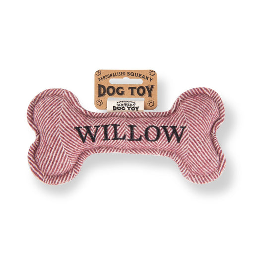 Squeaky Bone Dog Toy Willow - Heritage Of Scotland - WILLOW