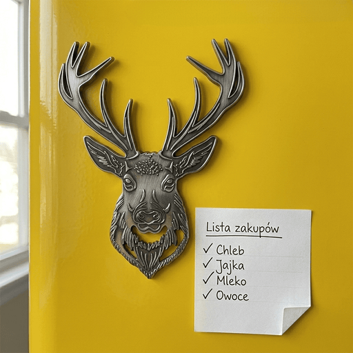 Stag Head Metal Pin Badge – Scottish Deer Brooch Souvenir Gift - Heritage Of Scotland - 