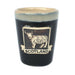 Stoneware Shot Cup Highland Cow Original – Scottish Barware Gift - Heritage Of Scotland - Black