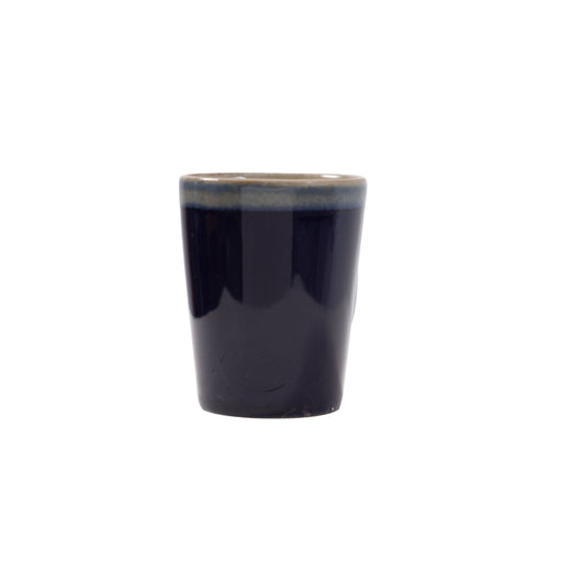 Stoneware Wee Dram Shot Cup Blue - Heritage Of Scotland - BLUE