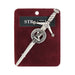 Strachan Clan Badge, Kilt Pin, Lapel Pin, Cufflinks, Keyring/Key Fob & Gift Set — Fine Pewter by Art Pewter — Made in Scotland (Shiny Finish) - Heritage Of Scotland - Kilt Pin