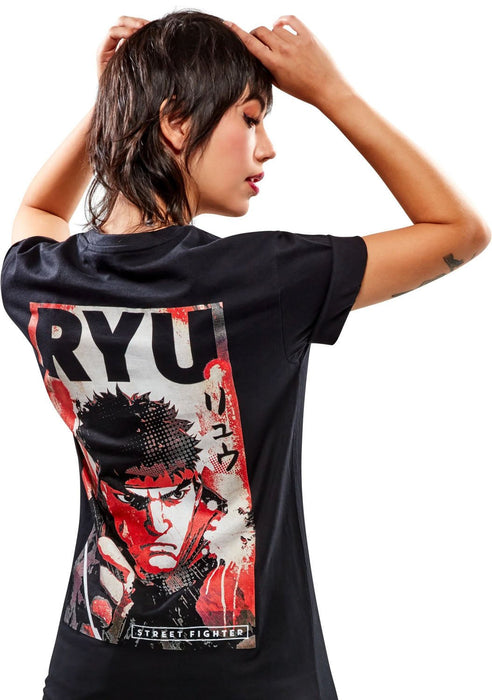 Street Fighter Ryu Reverse Tshirt - Heritage Of Scotland - NA