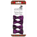 Tartan Bow Hair Clips – Set of 4 in Red, Purple, Green, or Pink Tartan - Heritage Of Scotland - Purple