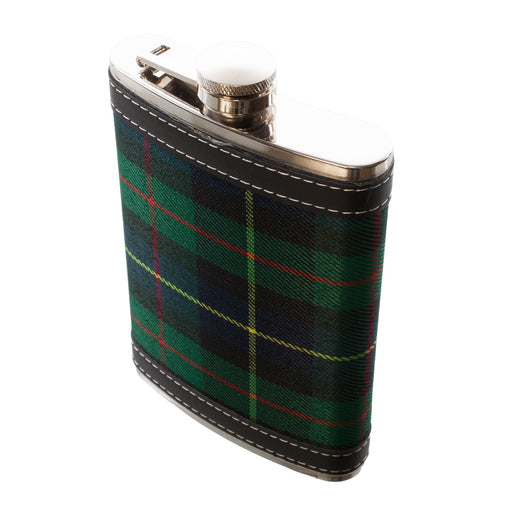 Tartan Hip Flask Plain Black Watch - Heritage Of Scotland - BLACK WATCH
