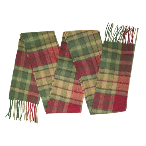Tartan of Scotland 100% Pure New Wool Clan Scarf - Buchanan Autumn - Heritage Of Scotland -
