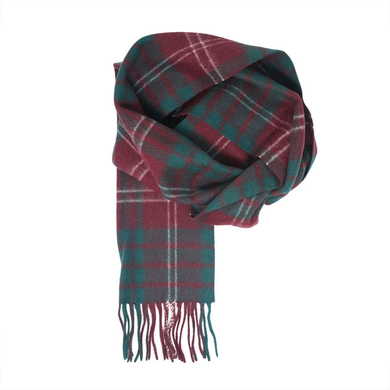 Tartan of Scotland 100% Pure New Wool Clan Scarf - Crawford - Heritage Of Scotland -