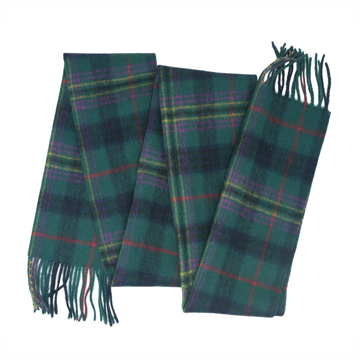 Tartan of Scotland 100% Pure New Wool Clan Scarf - Kennedy - Heritage Of Scotland -