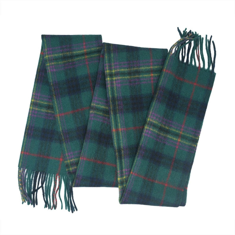 Tartan of Scotland 100% Pure New Wool Clan Scarf - Kennedy - Heritage Of Scotland -
