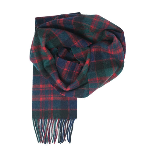 Tartan of Scotland 100% Pure New Wool Clan Scarf - MacDonald Clan - Heritage Of Scotland -