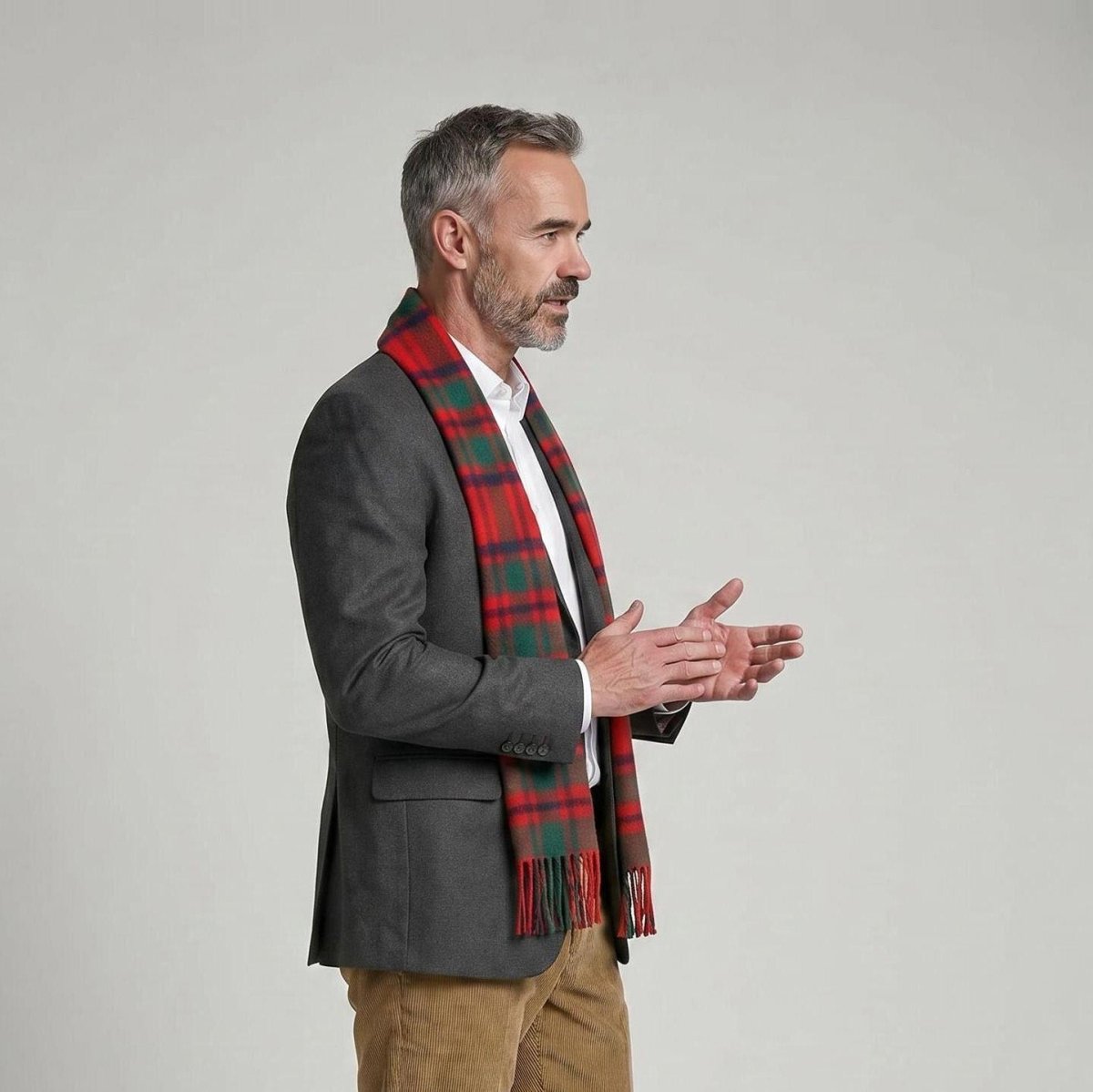 Tartan of Scotland 100% Pure New Wool Clan Scarf - MacIntosh - Heritage Of Scotland -
