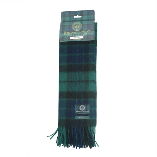 Tartan of Scotland 100% Pure New Wool Clan Scarf - Mackay - Heritage Of Scotland -