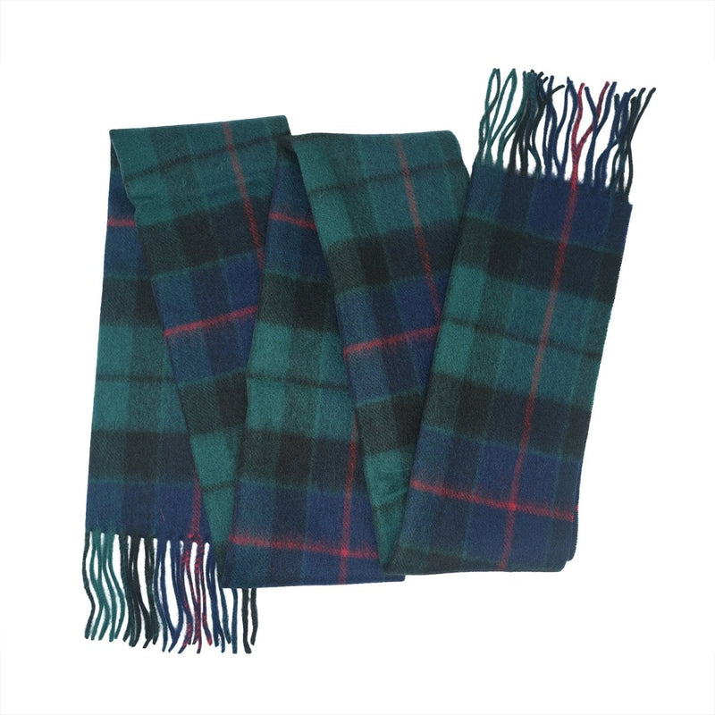 Tartan of Scotland 100% Pure New Wool Clan Scarf - Morrison Green - Heritage Of Scotland -