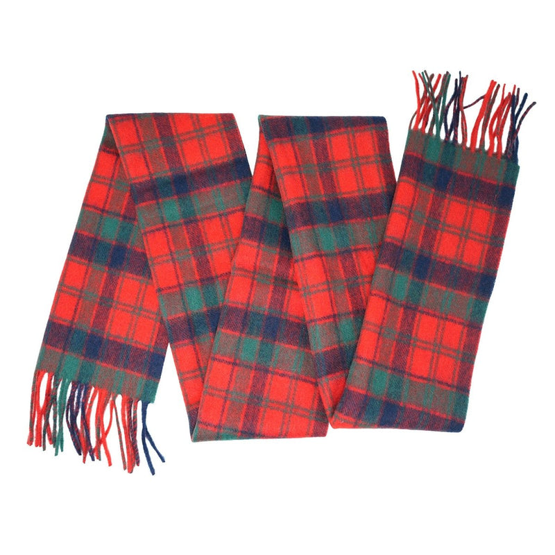 Tartan of Scotland 100% Pure New Wool Clan Scarf - Robertson Red - Heritage Of Scotland -