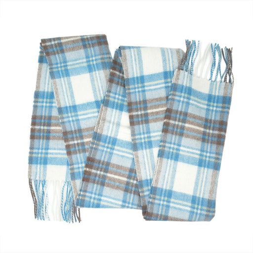 Tartan of Scotland 100% Pure New Wool Clan Scarf - Stuart Muted Blue - Heritage Of Scotland -