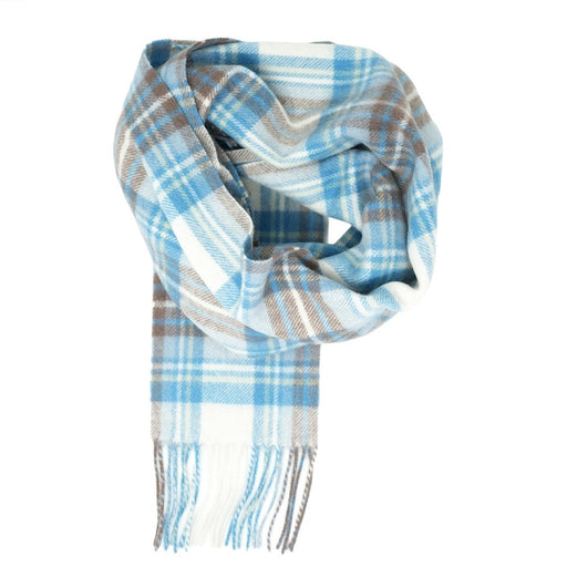 Tartan of Scotland 100% Pure New Wool Clan Scarf - Stuart Muted Blue - Heritage Of Scotland -