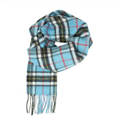Tartan of Scotland 100% Pure New Wool Clan Scarf - Thomson Blue - Heritage Of Scotland -