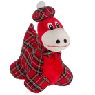 Tartan Plush Nessie or Highland Coo – 18cm Red & Tartan Soft Toy - Heritage Of Scotland - Nessie