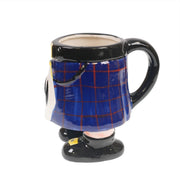 Tartan Scottish Kilt Ceramic Novelty Gift Mug - BLUE - Heritage Of Scotland -