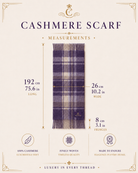 Tartan Weaving Mill 100% Pure Cashmere Scarf - Made in Scotland - Alba Vicuna - Heritage Of Scotland -