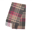 Tartan Weaving Mill 100% Pure Cashmere Scarf - Made in Scotland - Amplified Ruby - Heritage Of Scotland -