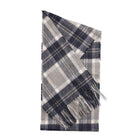 Tartan Weaving Mill 100% Pure Cashmere Scarf - Made in Scotland - Bannockbane Silver - Heritage Of Scotland -