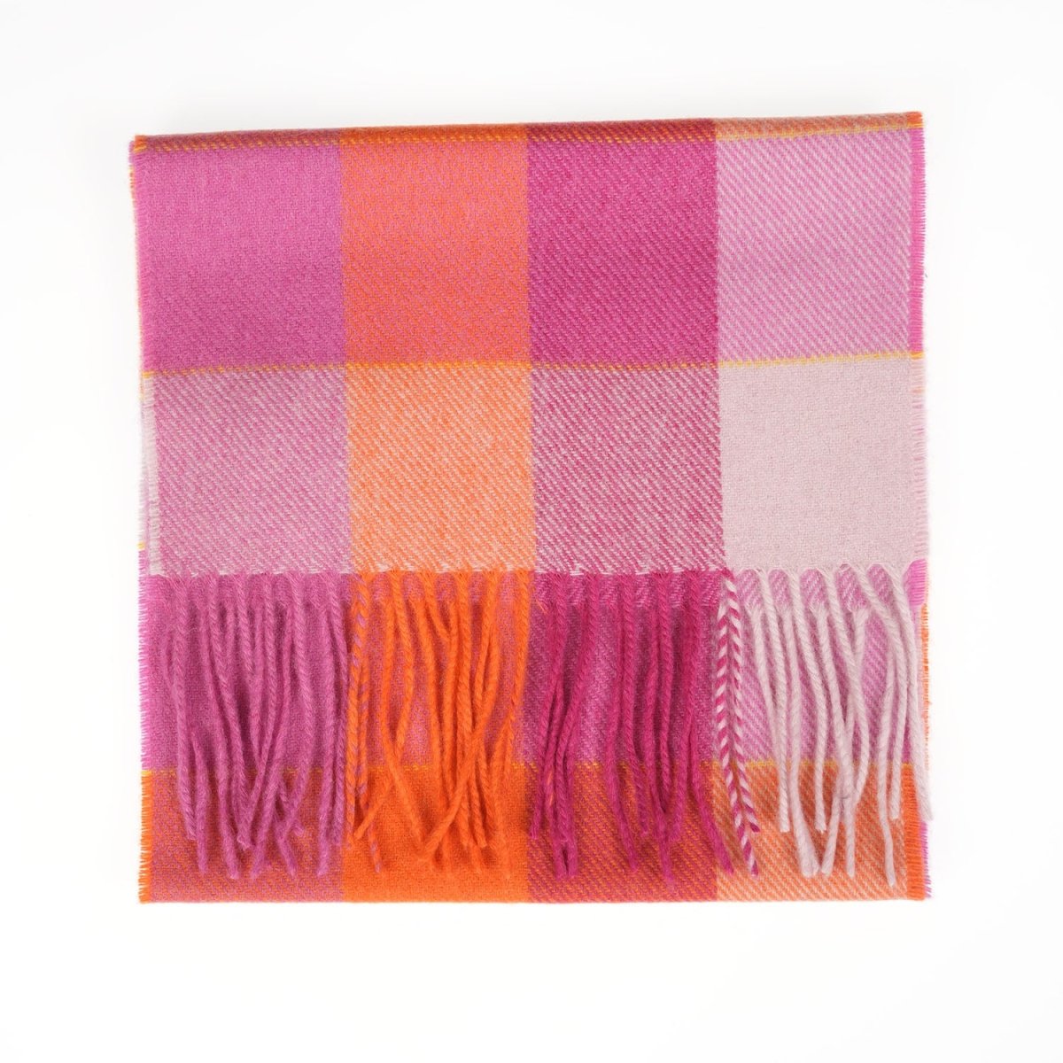 Tartan Weaving Mill 100% Pure Cashmere Scarf - Made in Scotland - Summer Block - Heritage Of Scotland -