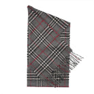 Tartan Weaving Mill 100% Pure Cashmere Scarf - Made in Scotland - Thomson Dark Grey - Heritage Of Scotland -