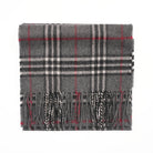 Tartan Weaving Mill 100% Pure Cashmere Scarf - Made in Scotland - Thomson Dark Grey - Heritage Of Scotland -