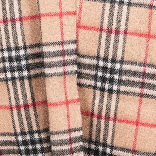 Tartan Weaving Mill 100% Pure Cashmere Scarf - Made in Scotland - Warm Camel Thomson - Heritage Of Scotland -